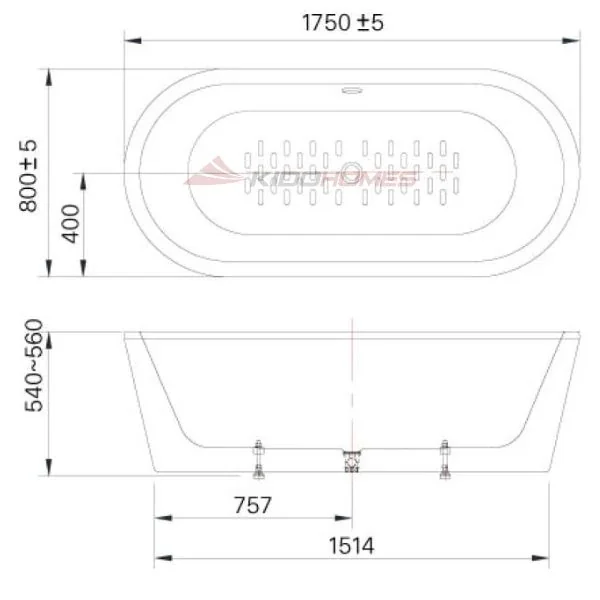 Bồn tắm INAX BF-1757V