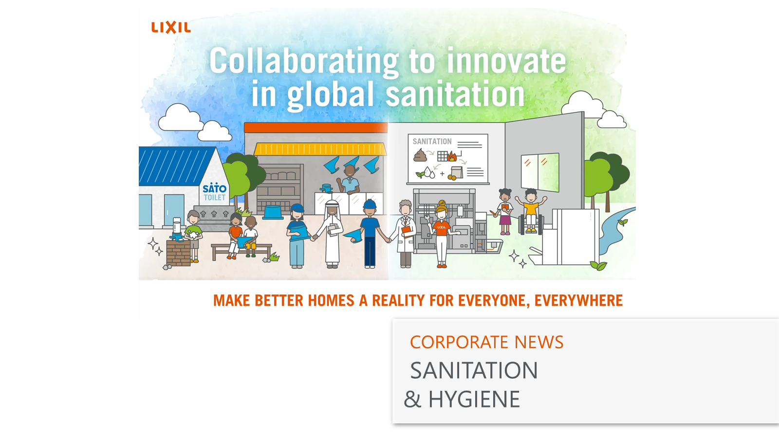 Sứ mệnh xã hội của Lixil và Inax