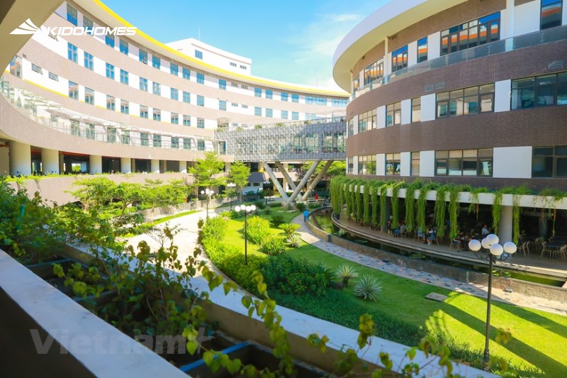 FPT Complex & Condo áp dụng mô hình 2 lớp, gồm lớp vành ngoài là các khối văn phòng bao quanh