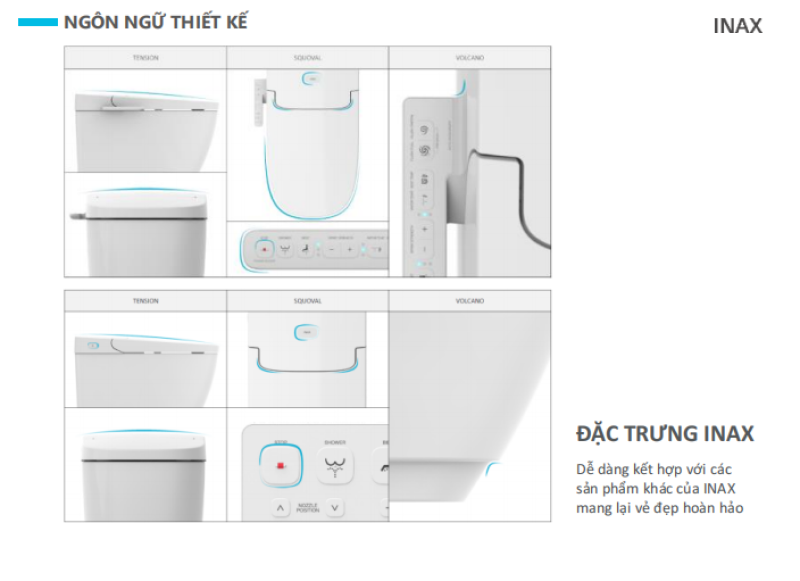 Sự kết hợp tinh tế giữa Squoval và Tension trong thiết kế INAX
