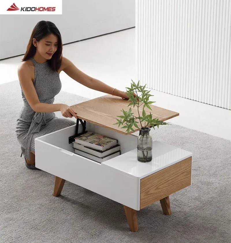 Bàn trà đa năng cho phòng khách nhỏ
