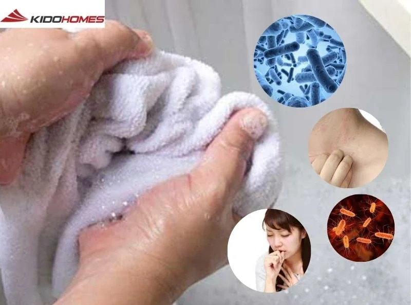 Bao lâu thì nên giặt khăn tắm, giặt như thế nào?