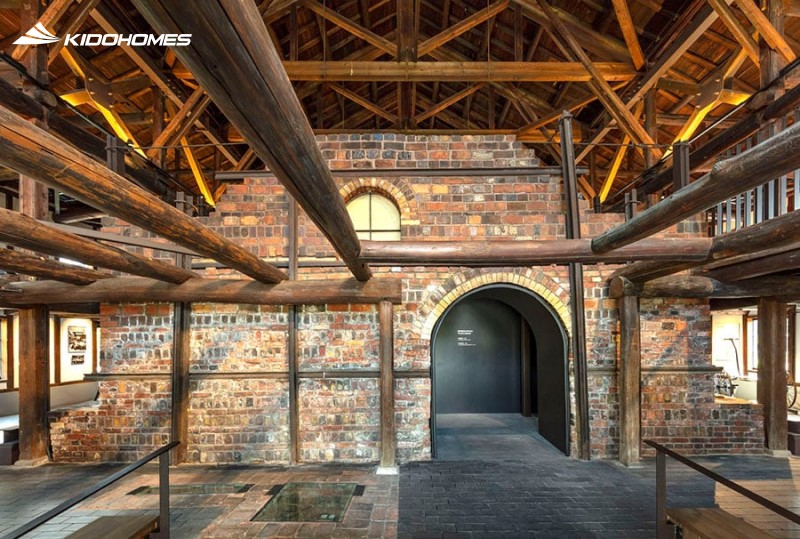 Khu vực nung - bảo tàng gạch ốp lát Inax