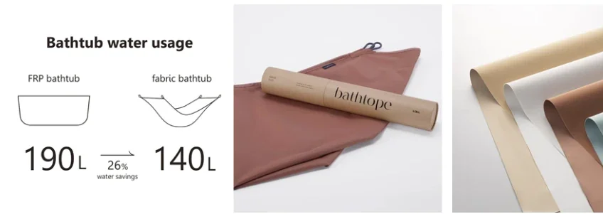 Bồn tắm gấp tiết kiệm nước hơn bồn tắm truyền thống Bồn tắm gấp tiết kiệm nước hơn bồn tắm truyền thống