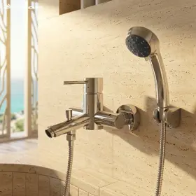 Sen tắm nóng lạnh INAX BFV-8000S-1C phối cảnh phòng tắm 2