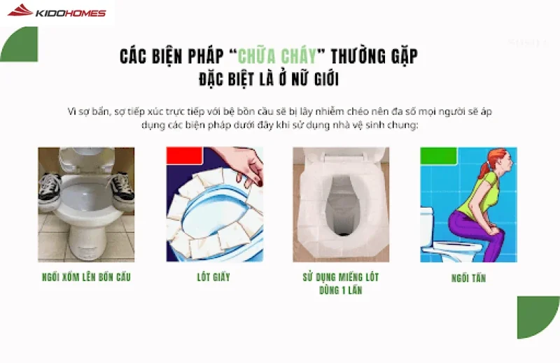 Thói quen an toàn khi sử dụng bồn cầu