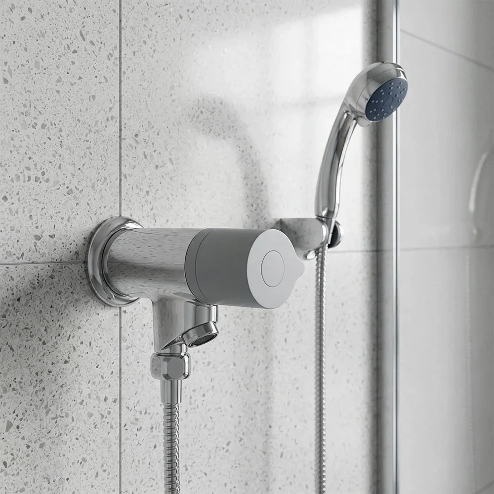Bộ sen tắm INAX BFV-10-1C - Sen lạnh lắp đặt đồng bộ trong không gian kiến trúc hiện đại