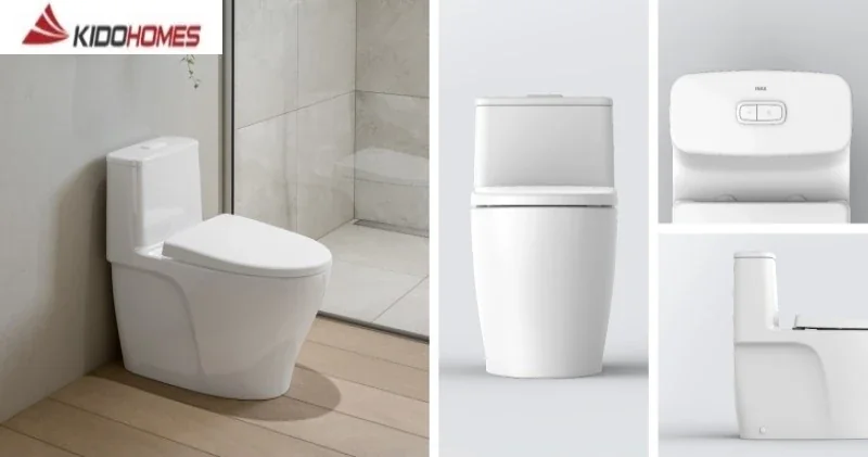 Bồn cầu 1 khối INAX AC-989VN thuộc bộ sưu tập S100 Inax