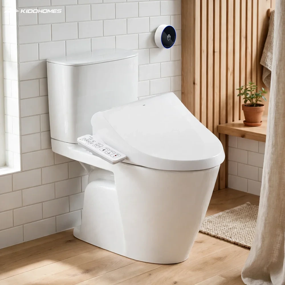 Bồn cầu 2 khối xả cảm ứng INAX ACT-602+CW-H18VN/BW1 Nắp rửa điện tử