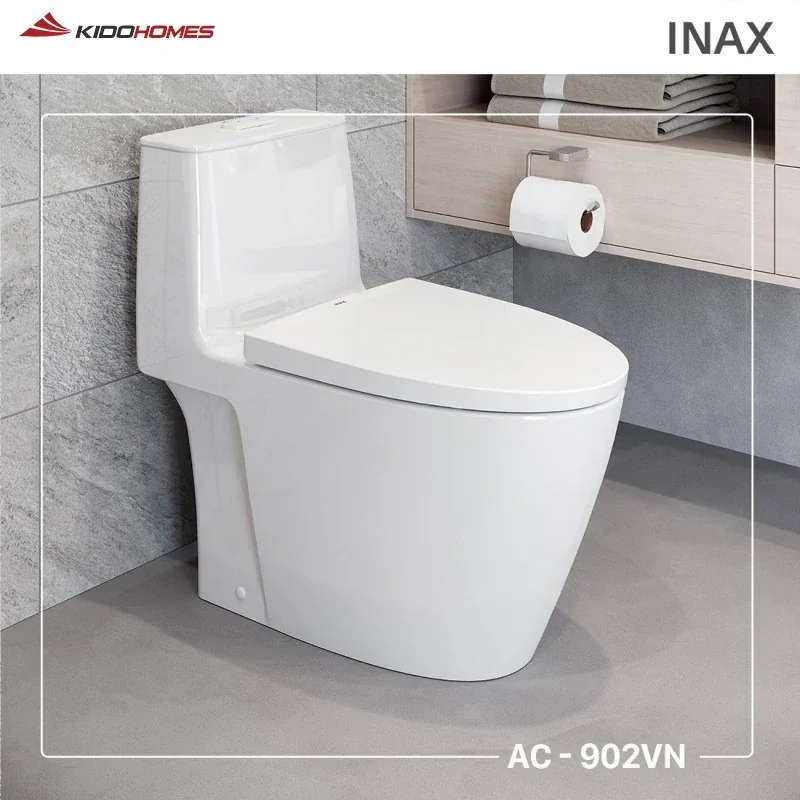 Tích hợp công nghệ xả tiết kiệm nước Superslim hoặc xả kép, giúp giảm lượng nước tiêu thụ trung bình xuống khoảng 3-4.8 lít nước mỗi lần