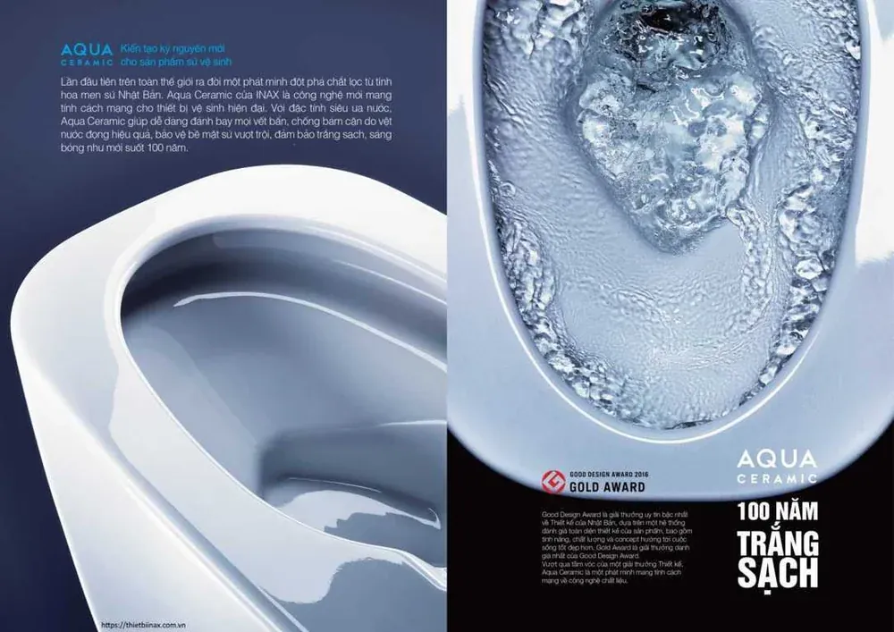 Công nghệ Aqua Ceramic Inax