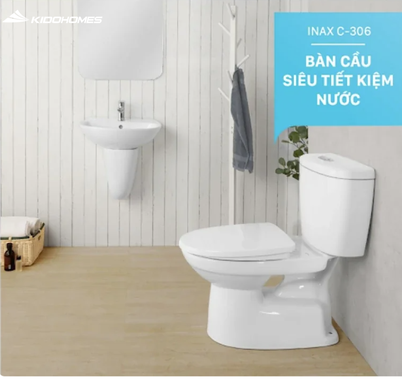 Trong điều kiện bồn cầu được lắp đặt đúng kỹ thuật và đường ống thoát đảm bảo chuẩn, bồn cầu INAX tiết kiệm nước vẫn xả sạch