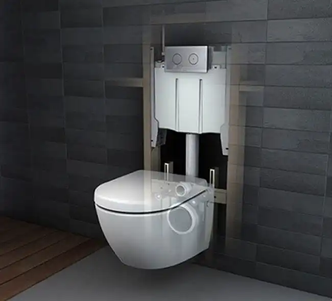Bồn cầu treo tường Inax có thể chịu tải trọng trên 300 kg Bồn cầu treo tường Inax có thể chịu tải trọng trên 300 kg