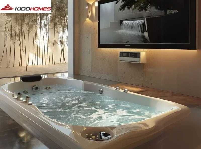 Bí quyết tạo nên phòng tắm trong mơ: Top 5 mẫu bồn tắm INAX được yêu thích nhất 6 Ảnh tham khảo thiết kế của bồn tắm MSBV-1800N/BW1