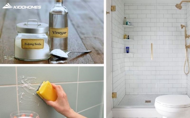 Tẩy bằng giấm trắng – Giải pháp đơn giản cho vết ố mới