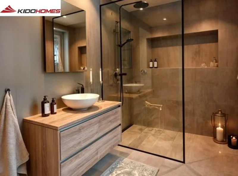 Gợi ý cách thiết kế phòng tắm nhỏ 5m2 hiện đại, tiện nghi