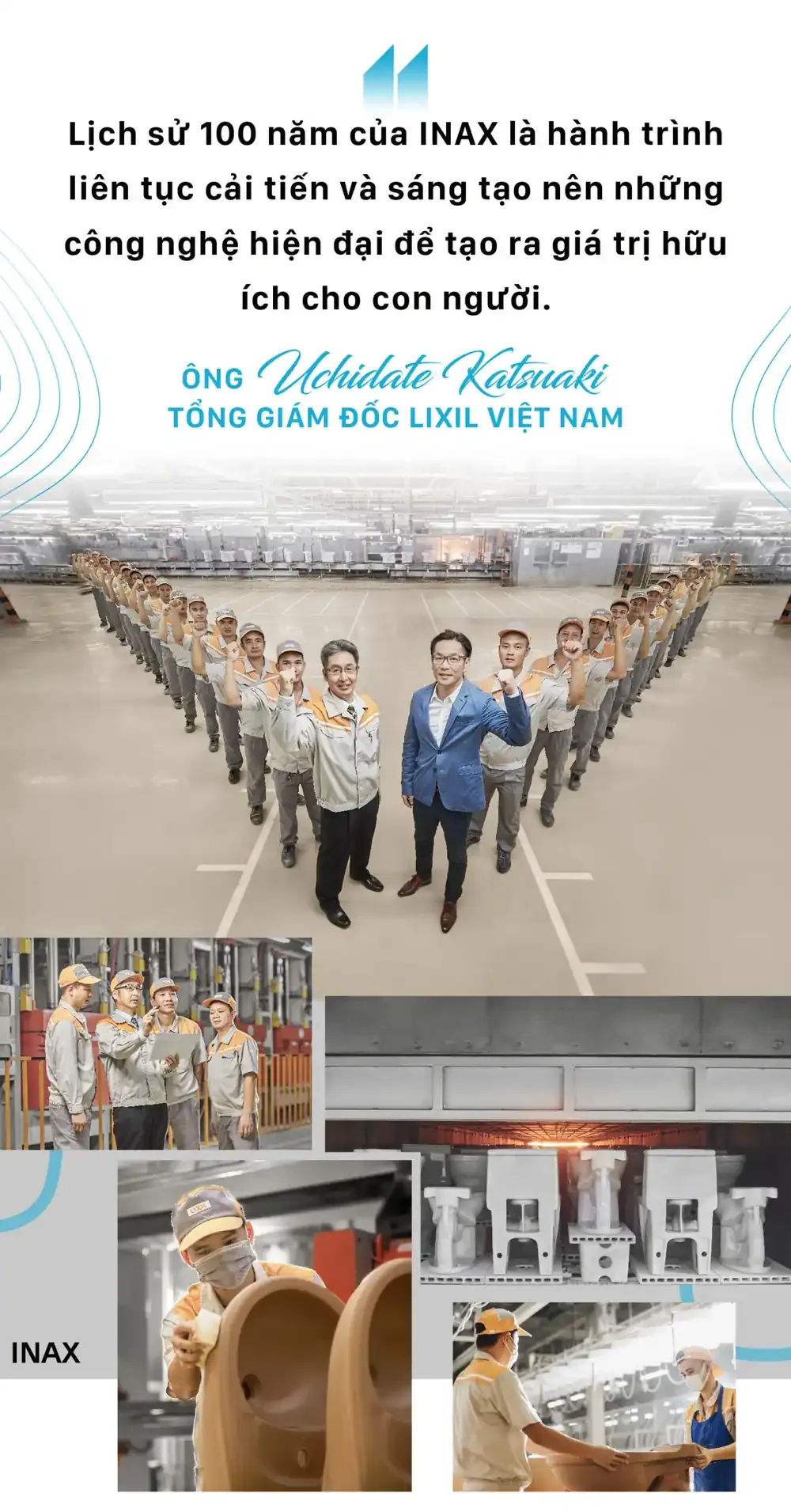 Câu chuyện thương hiệu INAX là hành trình hơn một thế kỷ không ngừng đổi mới, sáng tạo và gìn giữ giá trị truyền thống Câu chuyện thương hiệu INAX là hành trình hơn một thế kỷ không ngừng đổi mới, sáng tạo và gìn giữ giá trị truyền thống