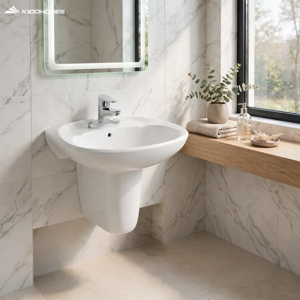 Chân chậu INAX L-284VC Chân lửng