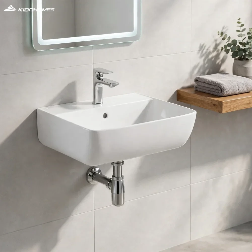 Chậu rửa mặt INAX AL-312VFC Treo tường 1 lỗ Aqua Ceramic