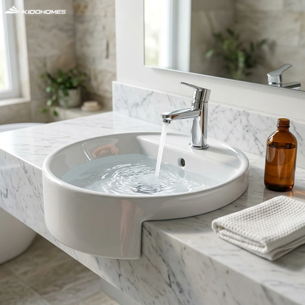 Chậu rửa mặt INAX AL-333V Bán âm bàn tròn Aqua Ceramic - Xem chi tiết