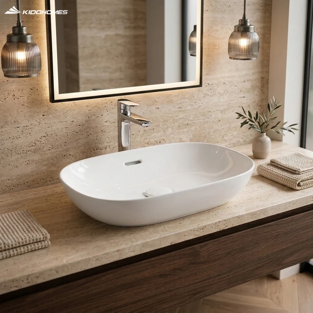 Chậu rửa mặt INAX AL-622V Đặt bàn Không lỗ Aqua Ceramic