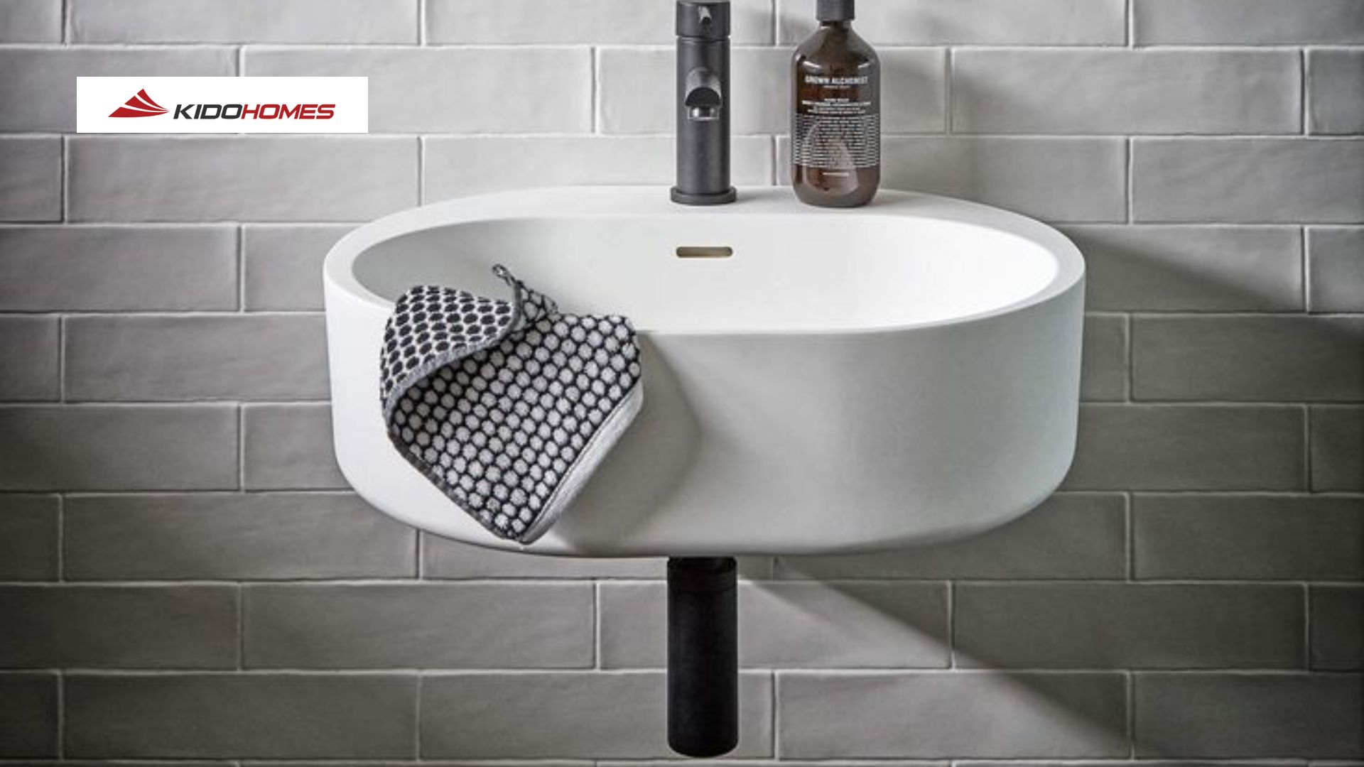 Tổng hợp 50+ mẫu bồn rửa mặt hiện đại, sang trọng và cao cấp 34 Bồn rửa mặt hiện đại treo tường