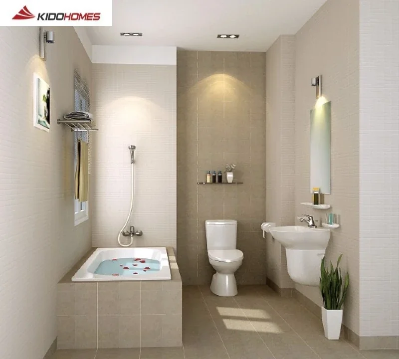 Chọn thiết bị vệ sinh cho phòng tắm nhỏ