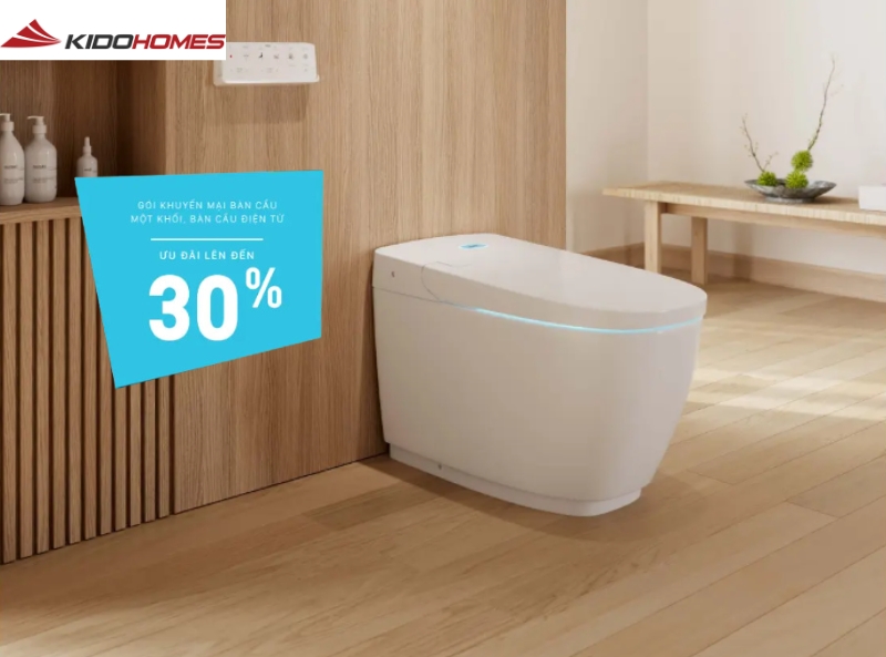 Chương trình khuyến mại INAX: Đón Đông sang - Tân trang phòng tắm 1 giảm giá bồn cầu tự động xả lên đến 30%