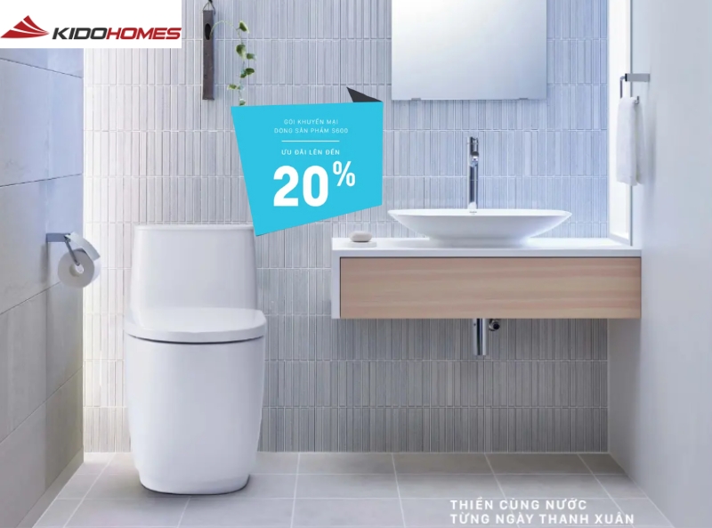 Chương trình khuyến mại INAX: Đón Đông sang - Tân trang phòng tắm 6 giảm giá combo phòng tắm