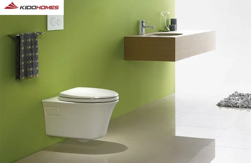 Bồn cầu treo tường đặc biệt phù hợp với căn hộ chung cư, khách sạn, biệt thự cao cấp, nơi đòi hỏi sự yên tĩnh, sạch sẽ và tính thẩm mỹ cao. 