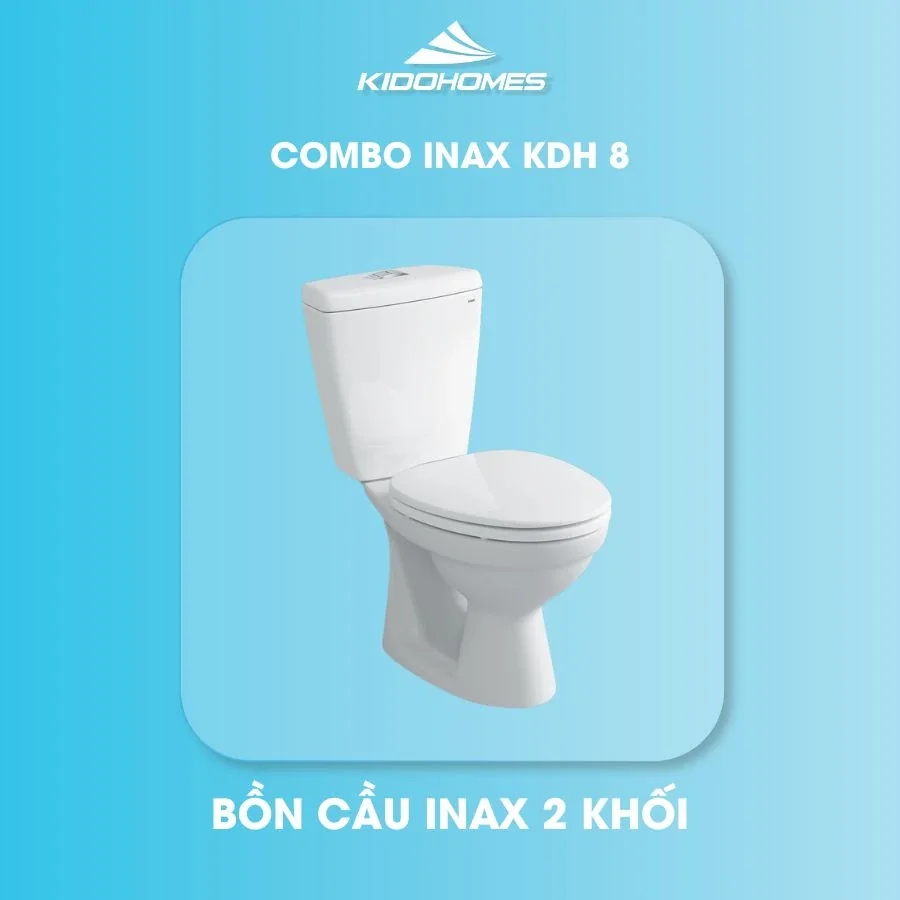 Combo thiết bị vệ sinh INAX KDH8