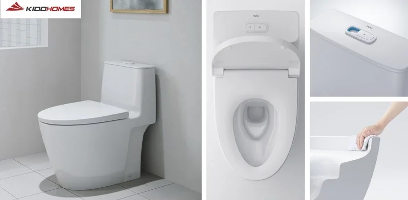 Comfortable Seat được ứng dụng rộng rãi trong nhiều dòng bồn cầu INAX, từ bồn cầu 1 khối cao cấp đến bồn cầu thông minh