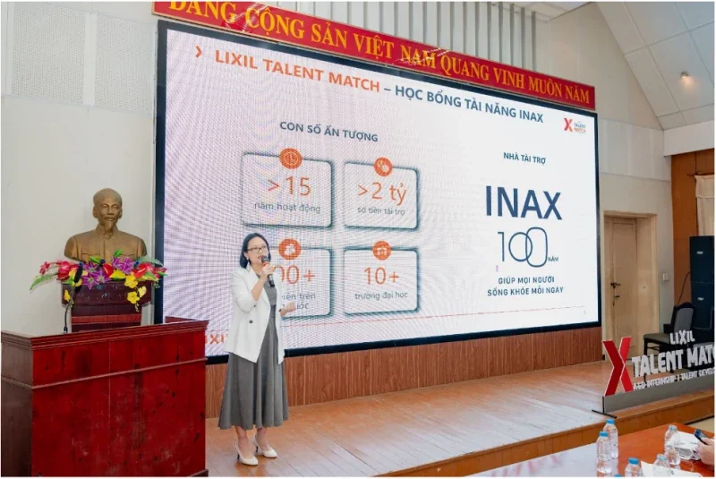Con số ấn tượng của học bổng tài năng Inax