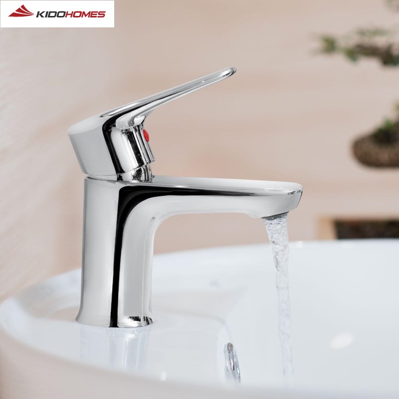 Vòi chậu có công nghệ Click sử dụng hệ thống van điều khiển cơ khí giúp phân chia lượng nước hiệu quả tại hai điểm đóng mở rõ ràng