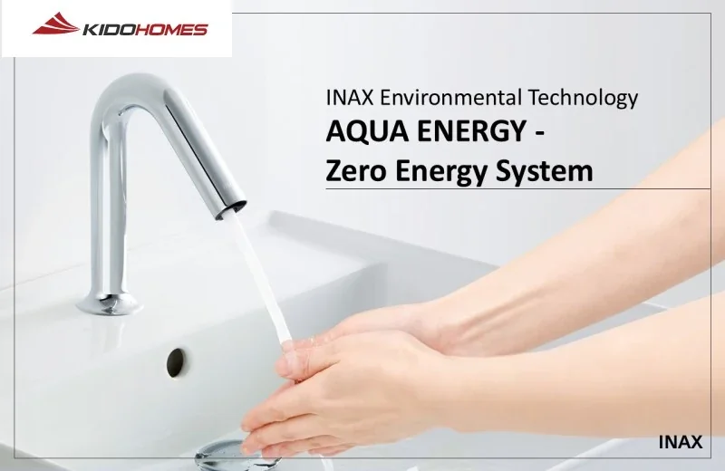 Vòi sen không chạm tự tạo năng lượng Automage – Đỉnh cao công nghệ tiện nghi và bền vững từ INAX