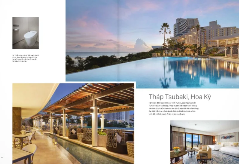 Dự án Tháp The Tsubaki tại Guam là một biểu tượng kiến trúc cao cấp, nơi INAX cung cấp giải pháp thiết bị vệ sinh cao cấp