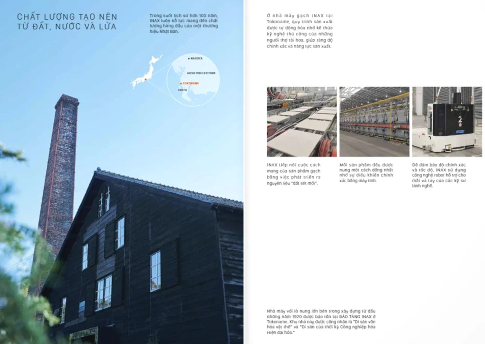 INAX có lịch sử hơn 100 năm phát triển, khởi nguồn từ nghề gốm sứ truyền thống Nhật Bản INAX có lịch sử hơn 100 năm phát triển, khởi nguồn từ nghề gốm sứ truyền thống Nhật Bản