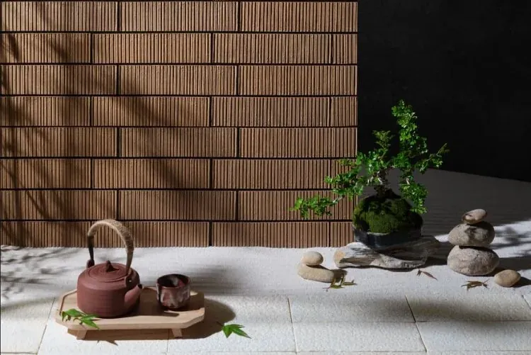 Gạch kiến trúc ngoại thất INAX Hosowari Border (Vỉ 300x300mm)