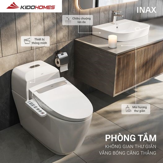 INAX không ngừng tạo ra những phòng tắm đẹp và hiện đại