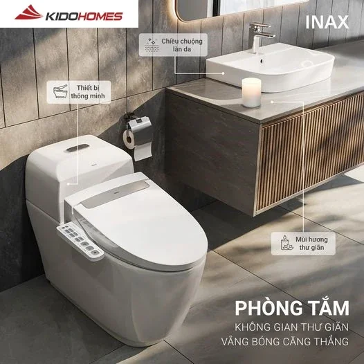 INAX không ngừng tạo ra những phòng tắm đẹp và hiện đại