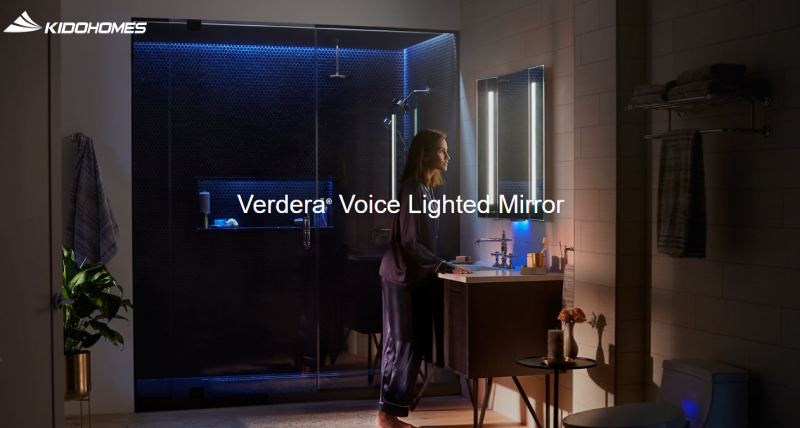 Thiết bị nhà tắm thông minh vì sao chưa bùng nổ 4 Các sản phẩm nhà tắm thông minh phổ biến hiện nay: gương phòng tắm điều khiển bằng giọng nói Kohler