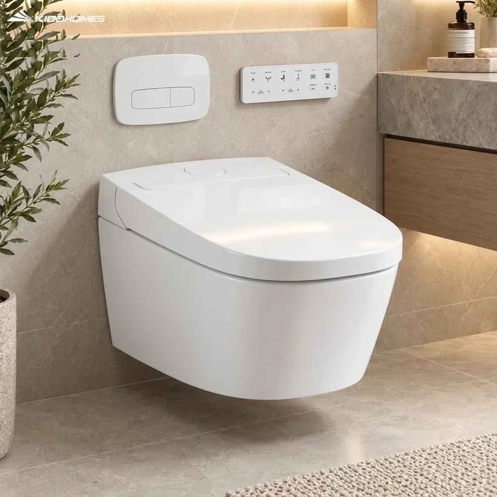 Bồn cầu treo tường thông minh INAX AC-821VN (AC821VN) Saras Plasmacluster, Bồn cầu điện tử
