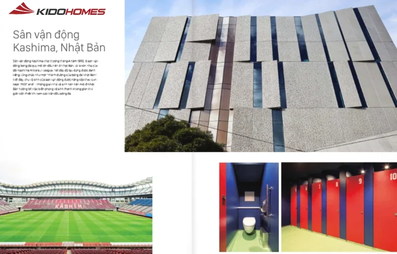 Những dự án lớn đã sử dụng thiết bị vệ sinh INAX thành công: Sân vận động Nhật Bản