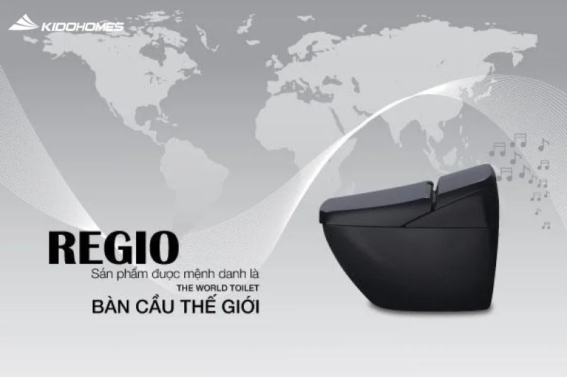 Bồn cầu biết hát Inax Regio biến nhà vệ sinh thành khách sạn 5 sao