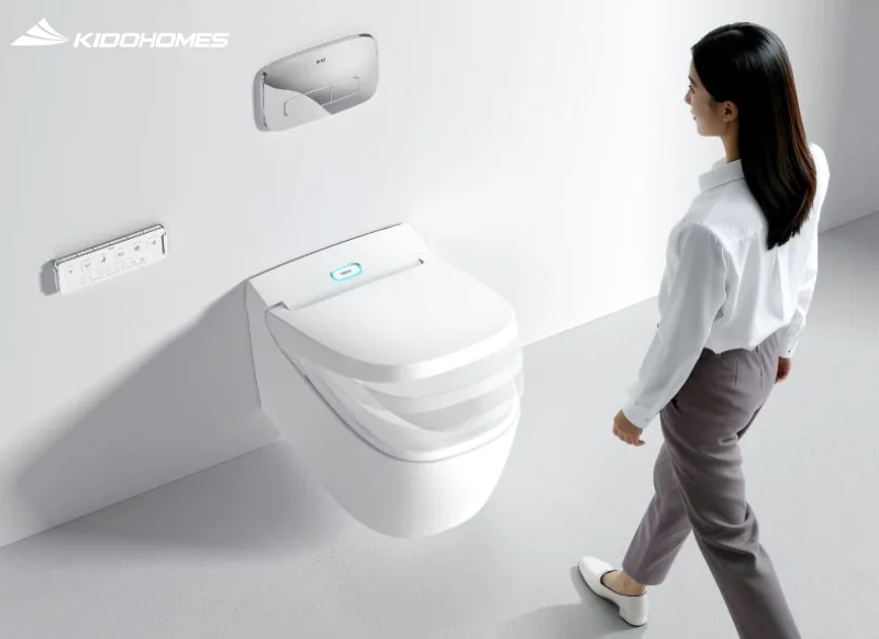 SARAS nổi bật với thiết kế treo tường siêu mỏng, giải phóng hoàn toàn mặt sàn nhà vệ sinh