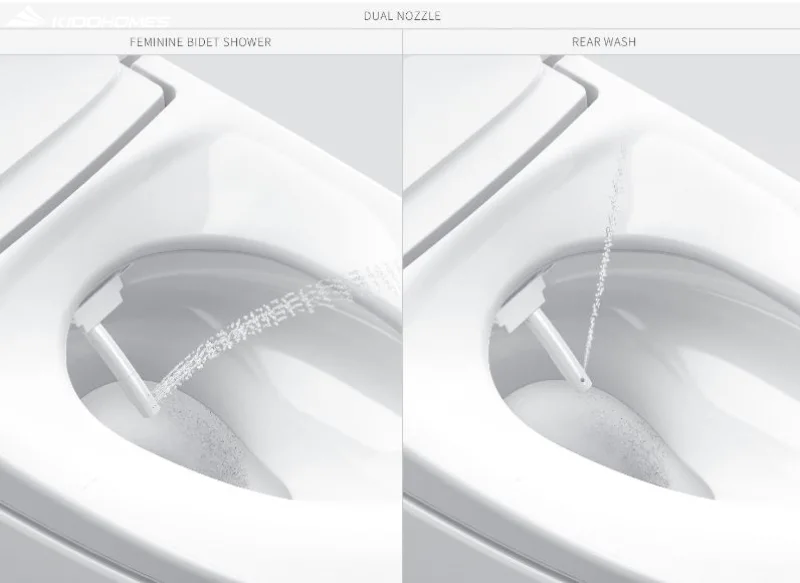 Inax Saras wall hung shower toiet tích hợp đầy đủ tính năng cao cấp như nắp ngồi cảm biến, vòi rửa tự động đa chế độ...