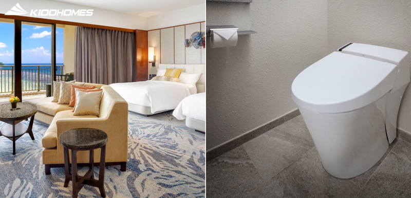 Sự góp mặt của INAX không chỉ nâng cao chất lượng lưu trú mà còn thể hiện triết lý "Sống sạch – Thiết kế phòng tắm thông minh"