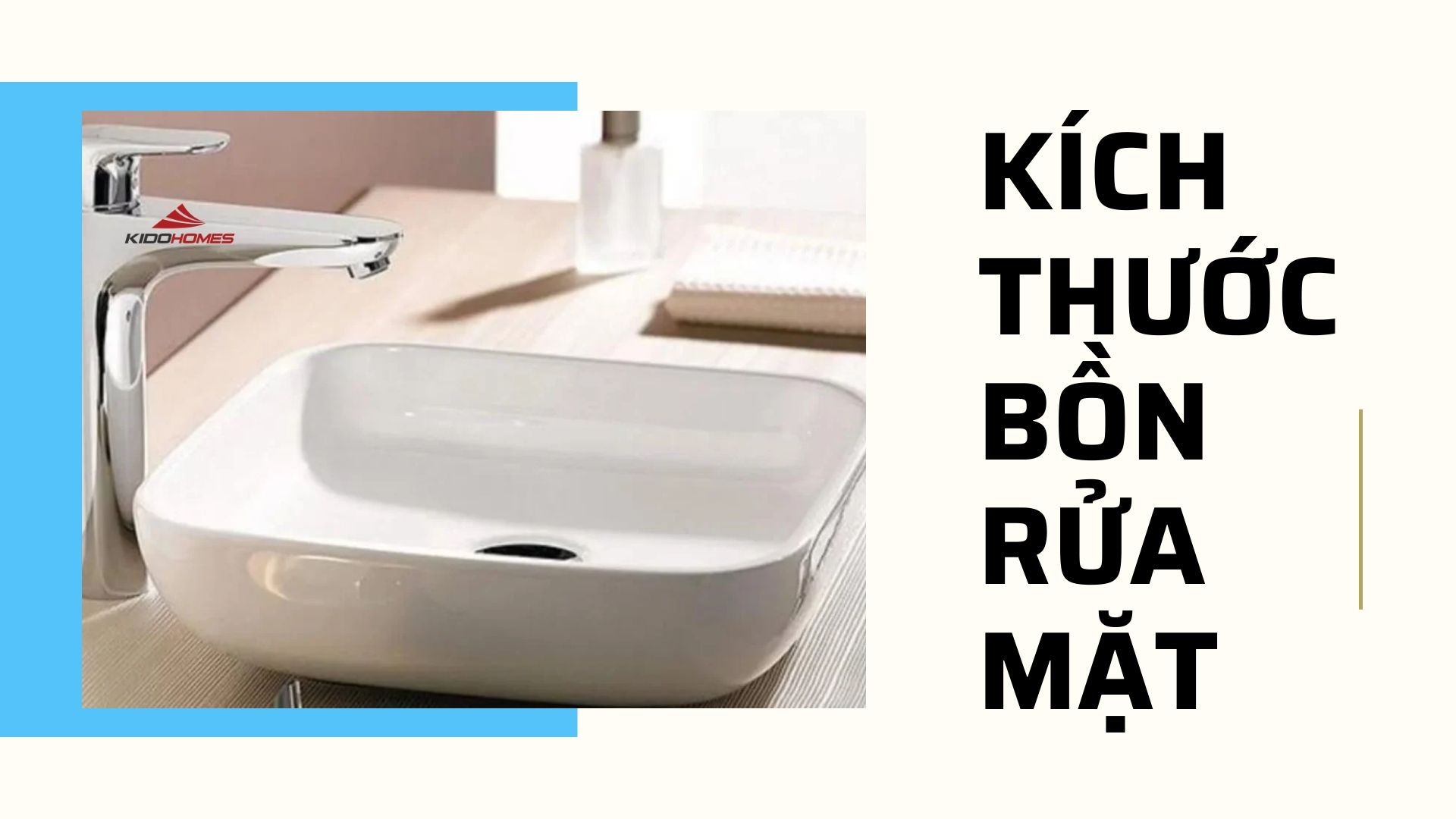 Kích thước bồn rửa mặt là bao nhiêu?
