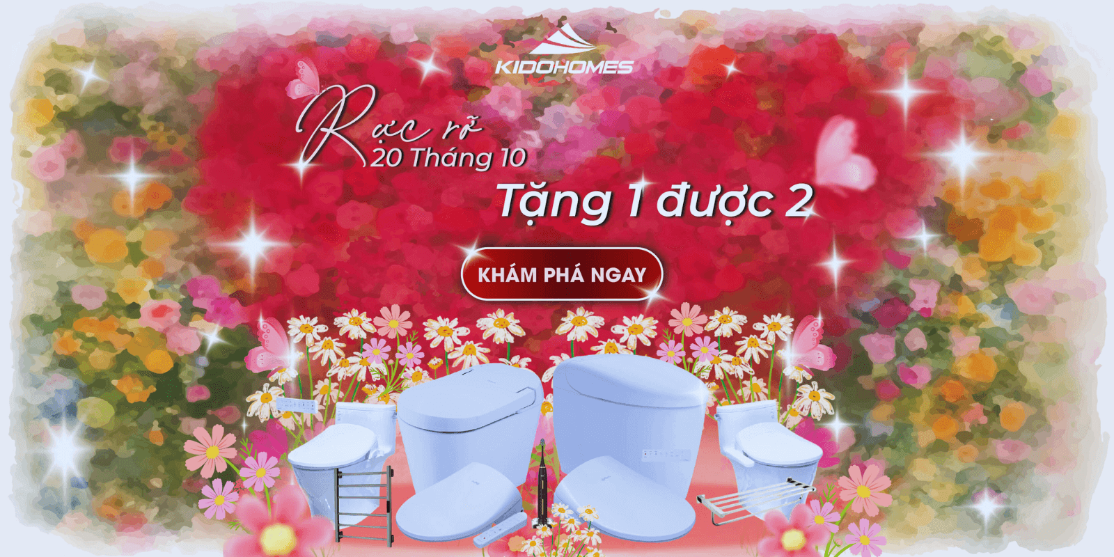 khuyến mại 20/10 inax kidohomes