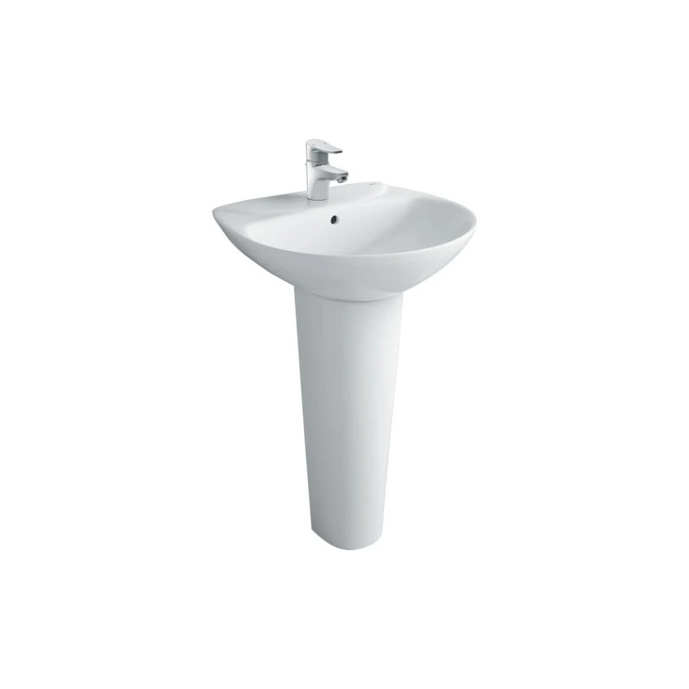 Chậu rửa mặt treo tường INAX L-285VFC (L-285V)